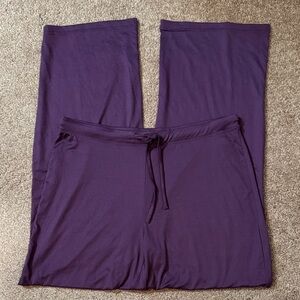 32 Degrees Cool Sleepwear Bottoms in Deep Purple Super Silky! Size S